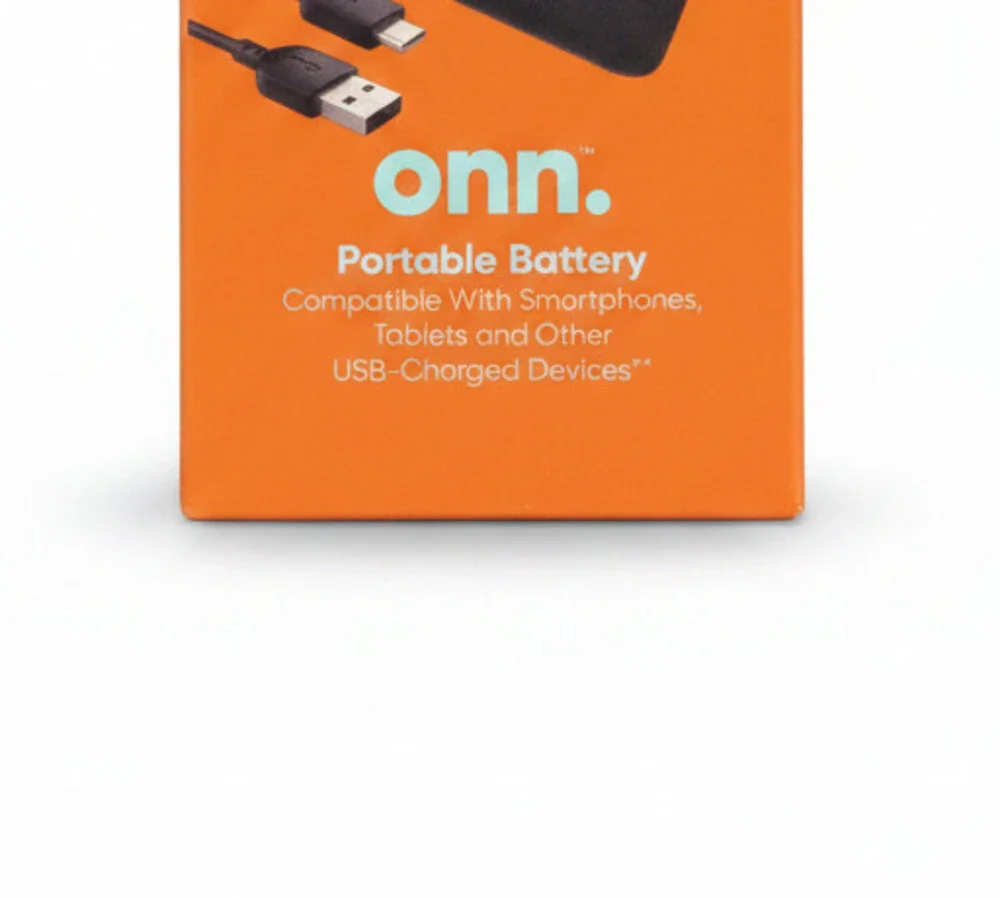 Onn Portable Battery 8000mAh compatible with Smartphones (New / Open Package)
